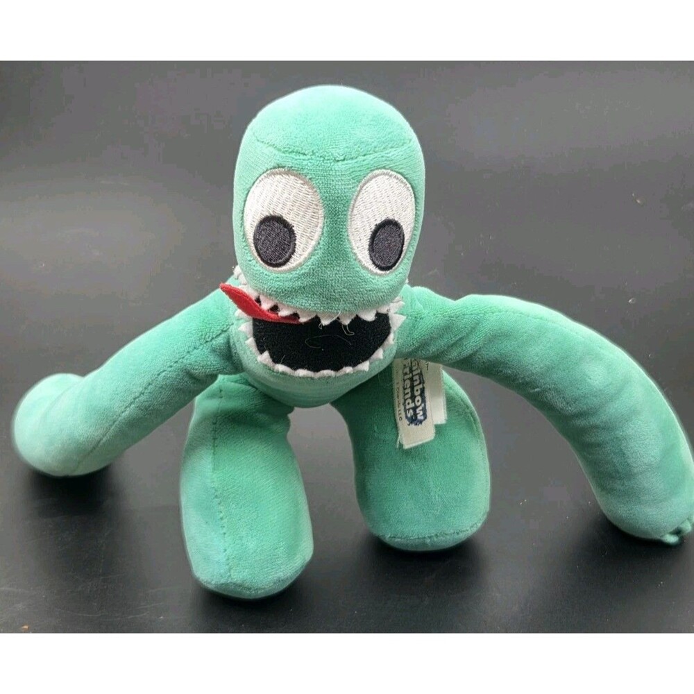 Rainbow Friends Plush Green Monster Toy Roblox Stuffed Animal Stuffy